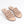 Natural Slip-On Sandal with Shell Embellishments and Padded Insole