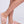 Skylar - Blush Faux Fur Slippers with sequin Embellishments.
