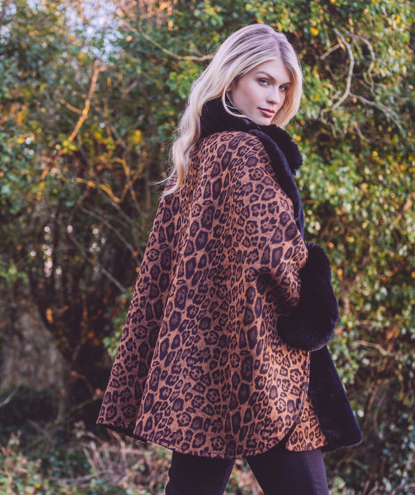 Tamara - Faux Suede Cape
