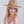 Tan Beach Fedora Hat with Bead Embellished Trim