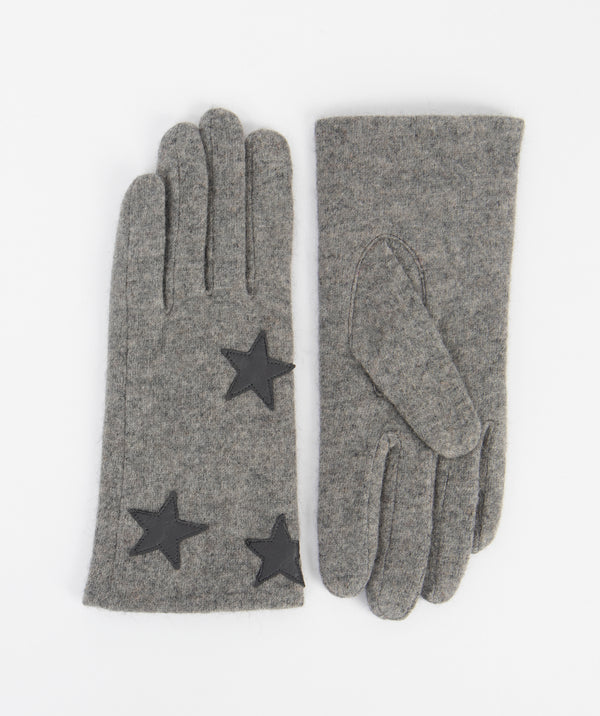 Uma - Wool Stars Design Gloves