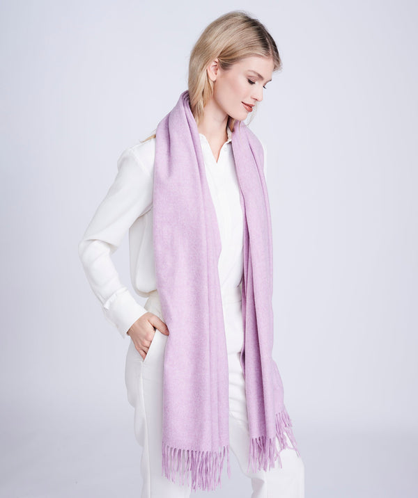 Jade Oversized Scarf with Raw Edges
