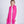 Pink Oversized Scarf with Raw Edges