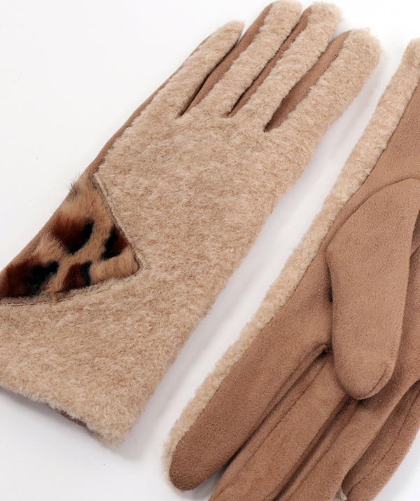 Zora - Faux Suede Gloves