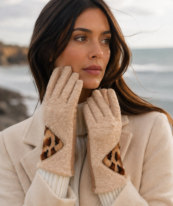 Zora - Faux Suede Gloves