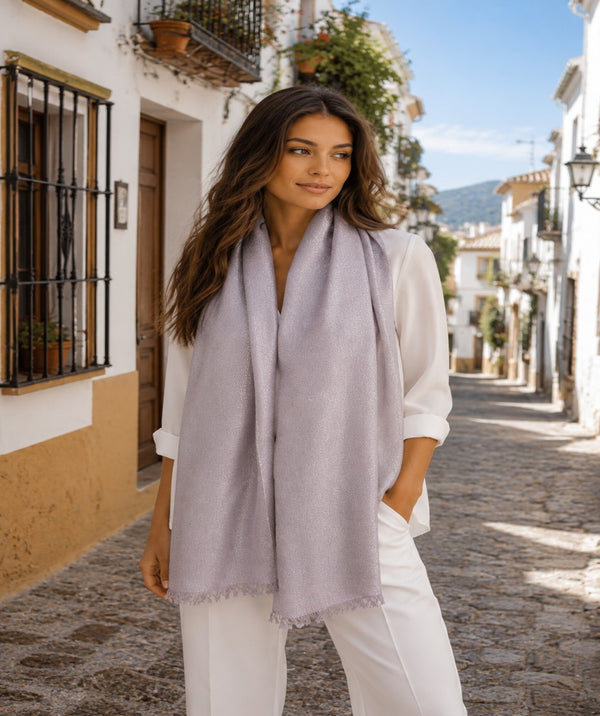 Hallie - Pearlescent Occasion Scarf